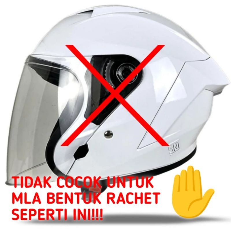 Kaca Helm MLA KYRZ Visor Helmet FLAT venom open ganteng TM2 MLA HELMET kyrz1 kyrz2 RR15
