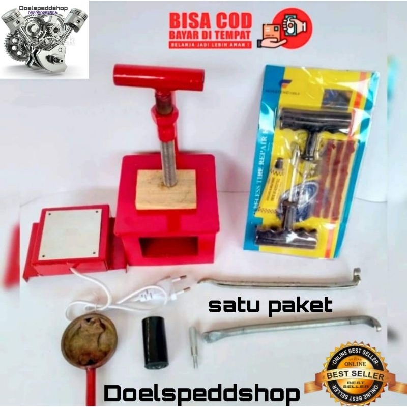Paling Murah Alat Tambal Ban Listrik tambal Ban bakar Tambal ban 2 in 1 Bisa bakar bisa Listrik tamb