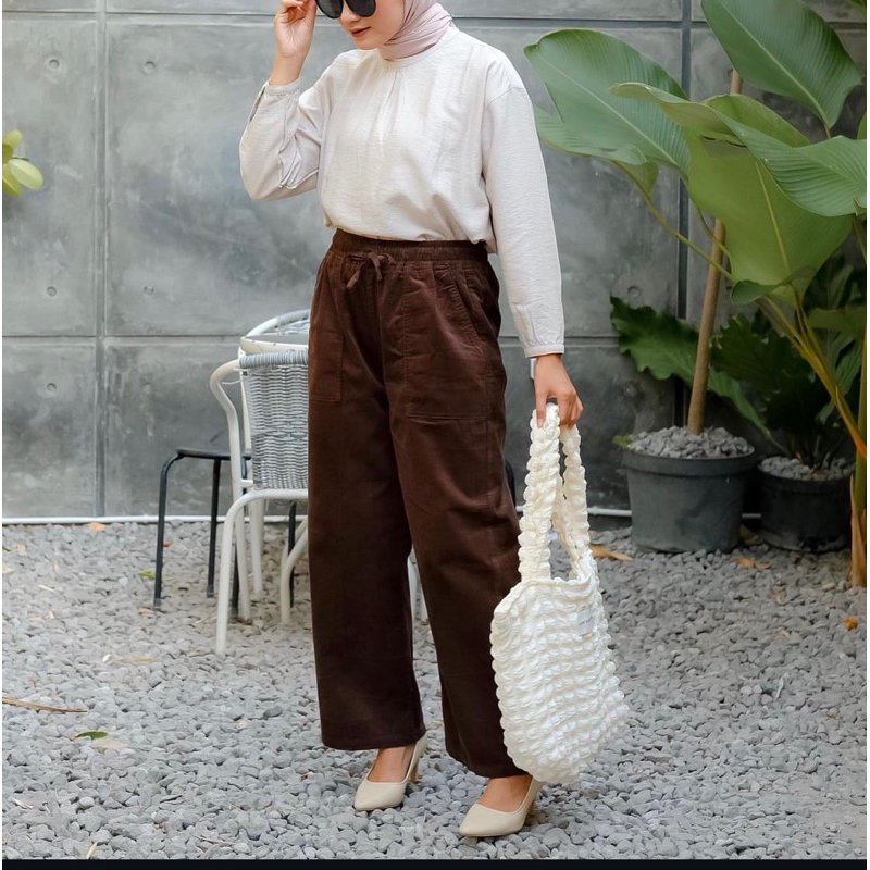 Celana Kulot Codoray / Corduroy Wanita