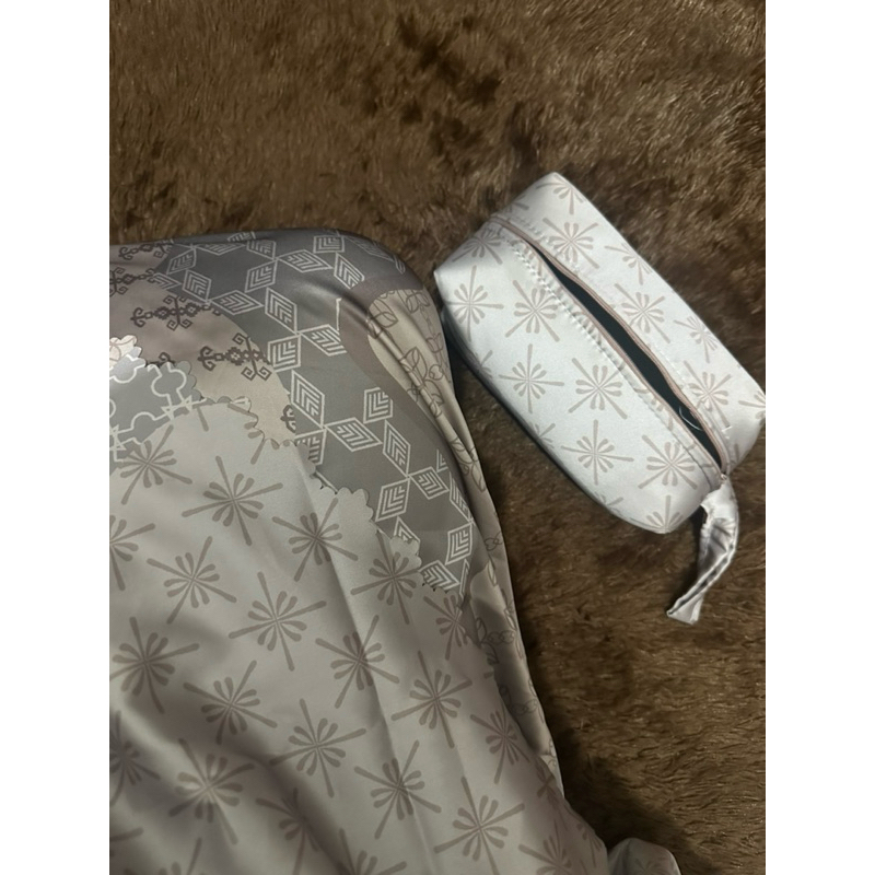 Mukenah Satin Silk premium Lasercut Motif atas bawah