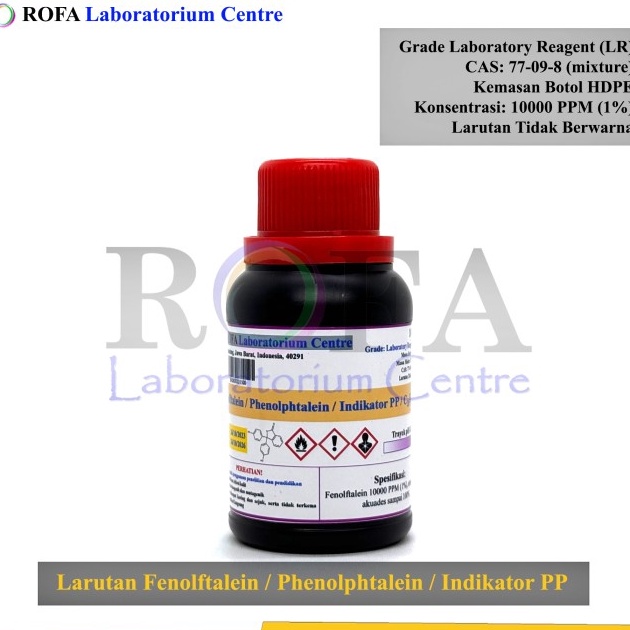 Larutan Fenolftalein  Phenolphthalein Solution 1 1 mL