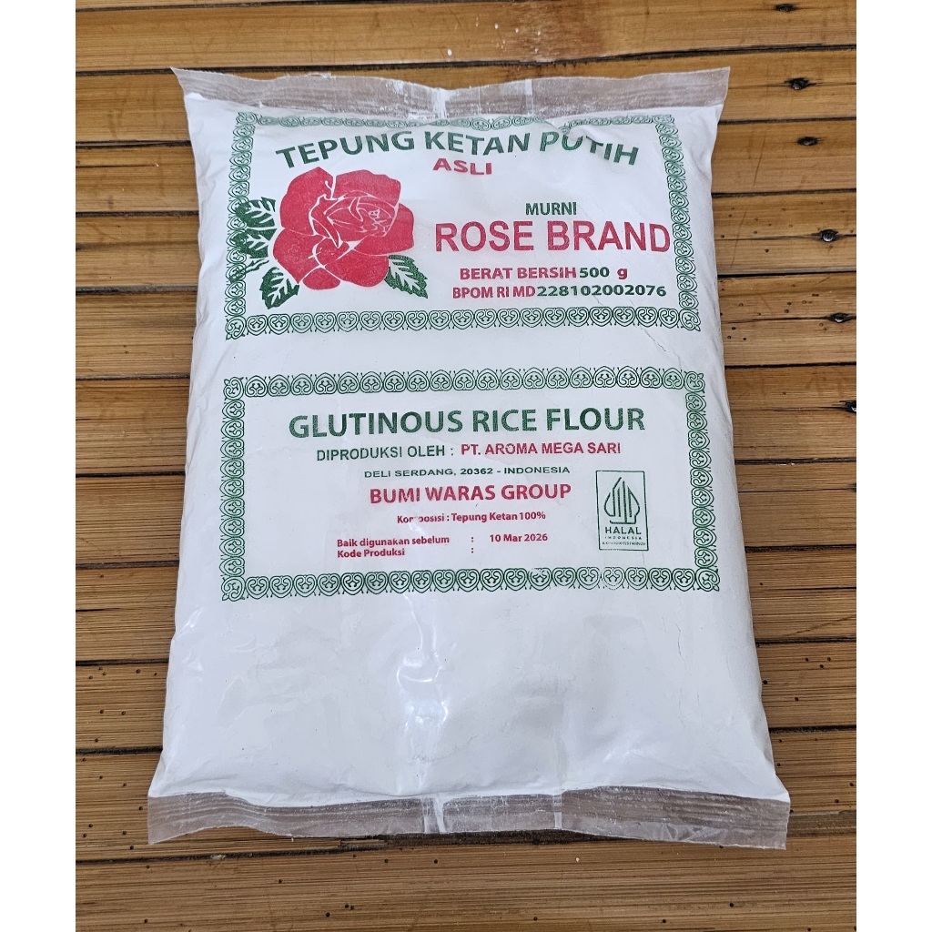 

Tepung Ketan Rose Brand 500 gr