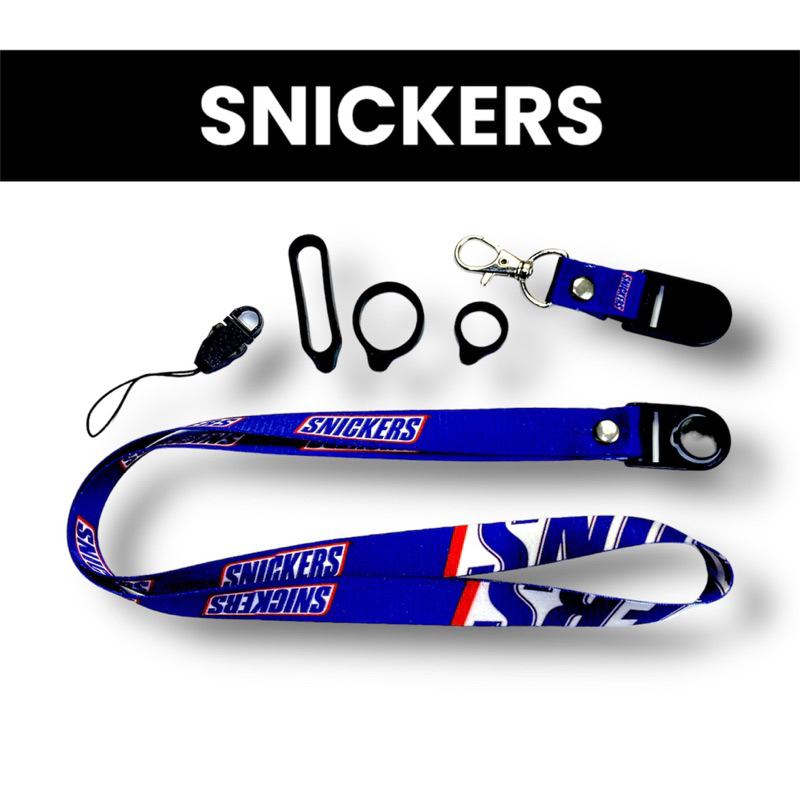

SNICKERS PURPLE LANYARD PREMIUM GANTUNGAN HP GANTUNGAN KUNCI