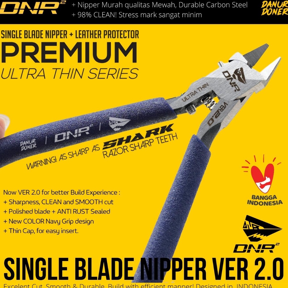 Paket Hemat SINGLE BLADE NIPPER GUNDAM  DNR  PREMIUM ULTRATHIN  MODEL KIT  CLEAN BUILD