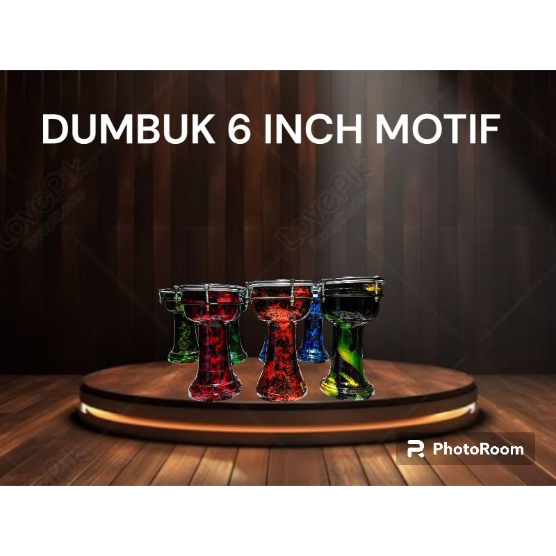 darbuka dumbuk 6 inch,dumbuk, darbuka anak
