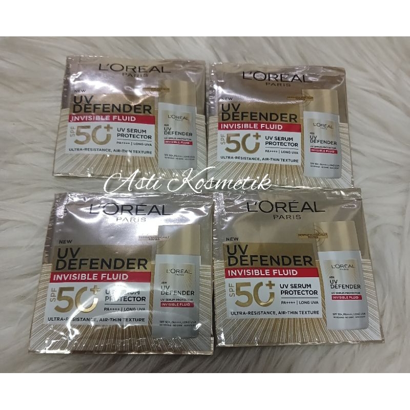 LOREAL UV DEFENDER Sunscreen spf 50+ sachet 1.5ml