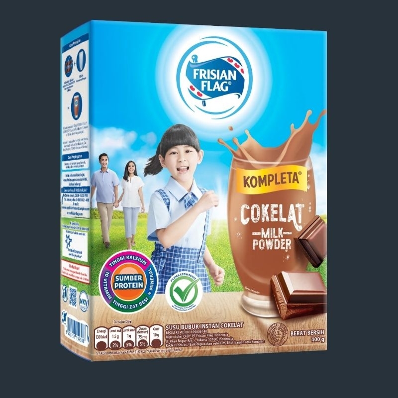 

Susu Bubuk Frisian Flag Cokelat Kompleta 400Gr