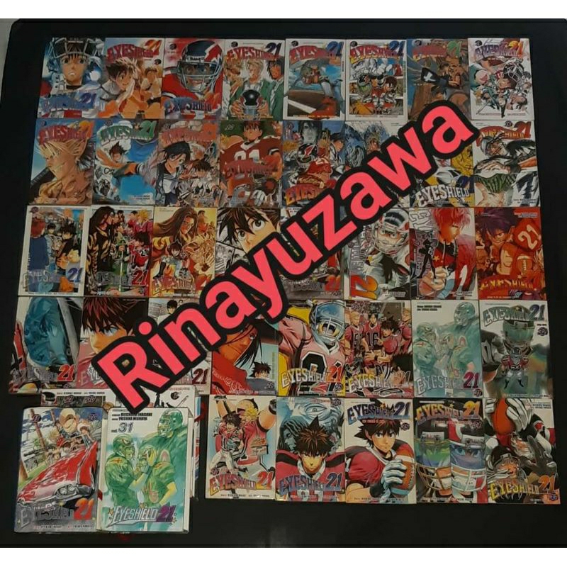 Komik Eyeshield 21 1-37 End Edisi Box Set by Murata Yuusuke & Inagaki Riichiro (Manga Anime Jepang)