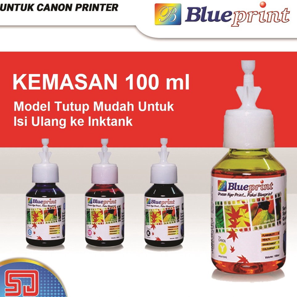 Tinta Canon 1ml Blueprint Tinta Refill Tinta Printer Canon IP 277 MP 287 G1 dll