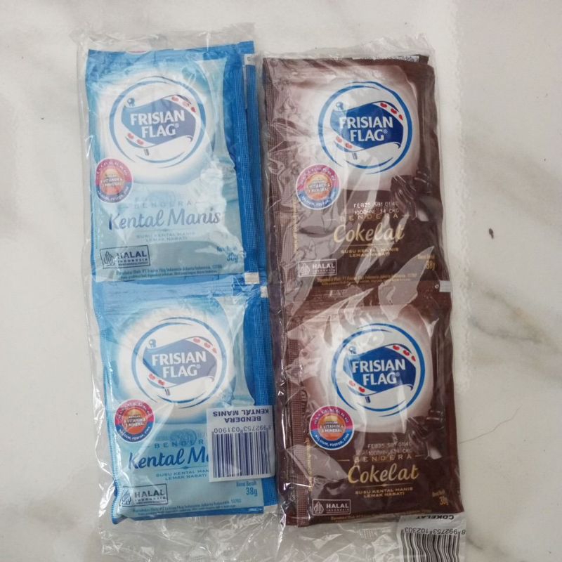 

Frisian Flag susu Kental Manis Sachet Renceng (Isi 6 pcs)