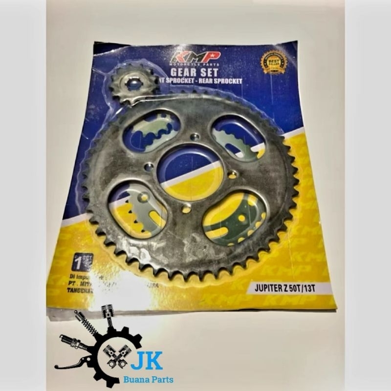 GEAR PRESS GIR SET DEPAN BELAKANG YAMAHA 50T JUPITER Z SCX