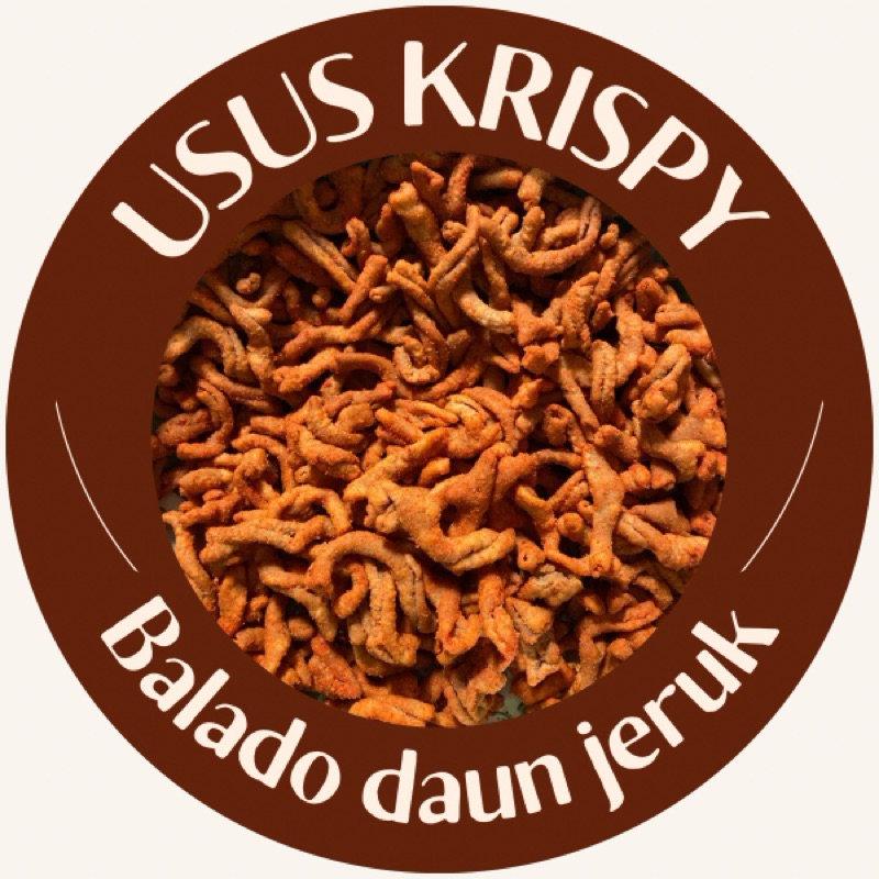 

250gr,500gr,1kg USUS KRISPY BALADO DAUN JERUK