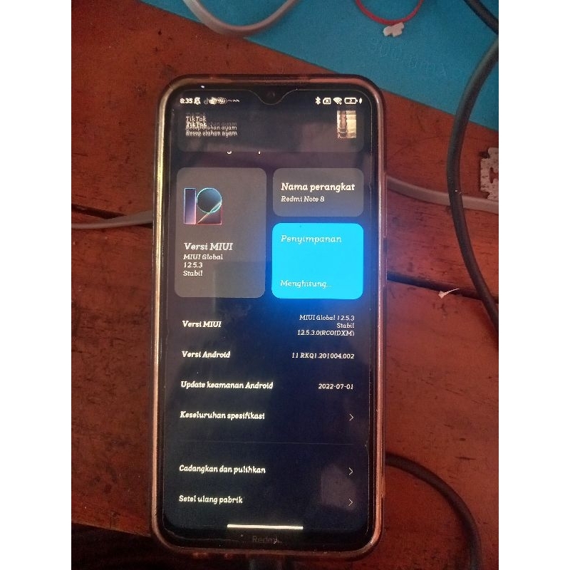 mesin redmi note 8 6/128