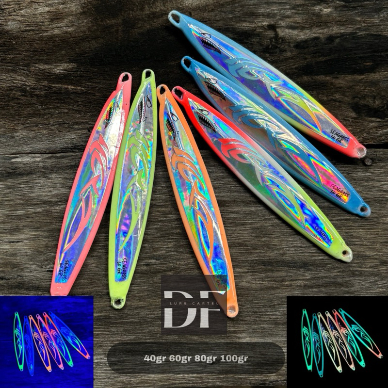 Metal Jig Seagrass full gid 60gr  Polkadot Dogtooth