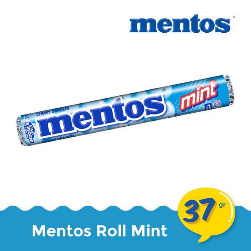 

MENTOS - Chewy Dragees Sensasi Lebih Segar MINT! [37gr]