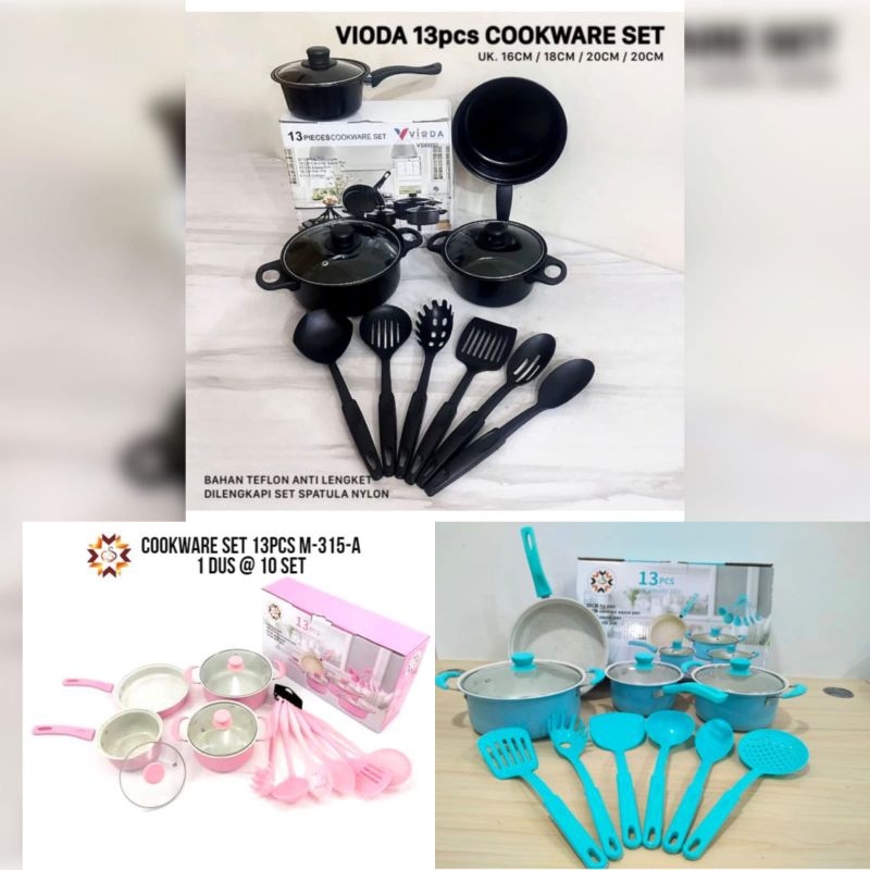 PANCI SET COOKWARE/WAJAN ANTI LENGKET