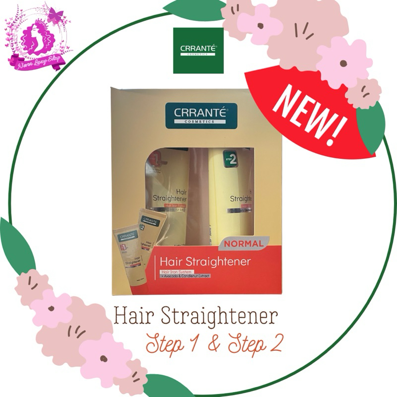 Pelurus Hair Straightener Banded NEW Step1 & Step 2 Rebonding Smoothing Obat by Crrante