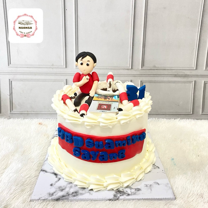 

custom kue ulangtahun tema rokok