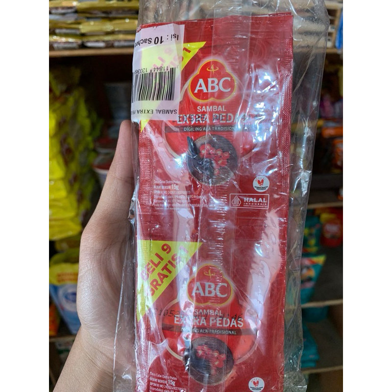 

ABC Extra Pedas Renceng (isi 10 sachet)