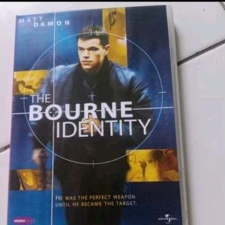 VCD Original The Bourne Identity Feat Matt Damon