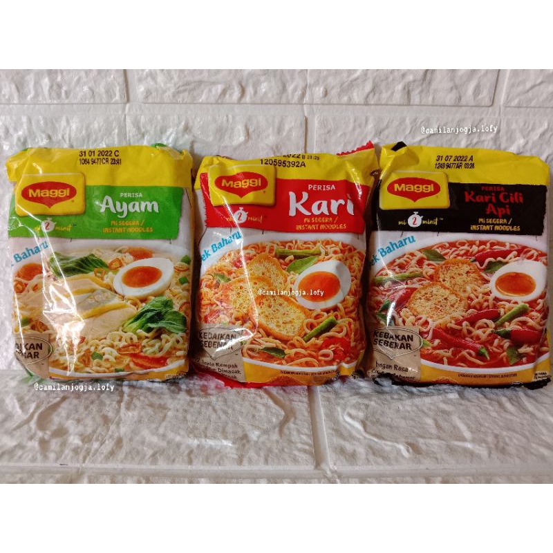 ECER maggi Malaysia/ mie maggi kari / maggi Tom yum / maggi asam laksa