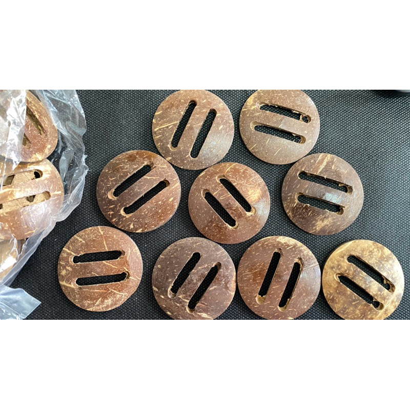 Kancing Batok Ukuran 5cm / Kancing Batok Kelapa 5cm