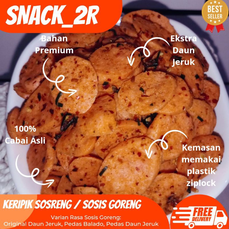 

Sosis Goreng [1000gr] /Keripik Sosis /Sosis Goreng Rasa Sapi