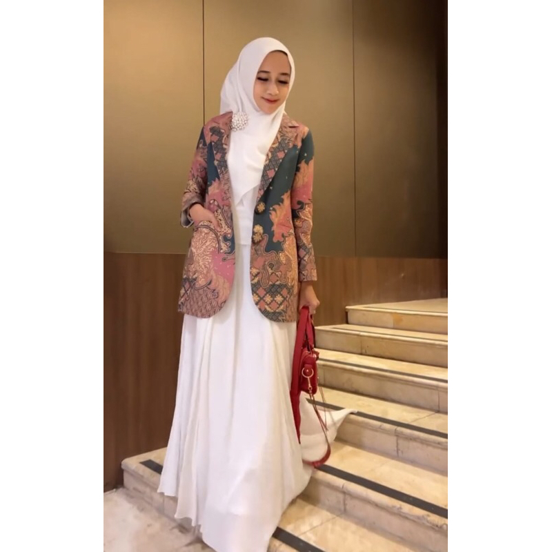 TENUN_GAYA Outer batik wanita fashion wanita atasan batik jaz batik batik kultur