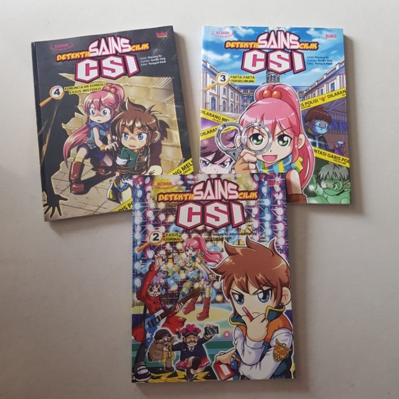 [Komik Preloved] Buku Cerita/Komik Anak Detektif Sains Cilik CSI | Buku bekas ori