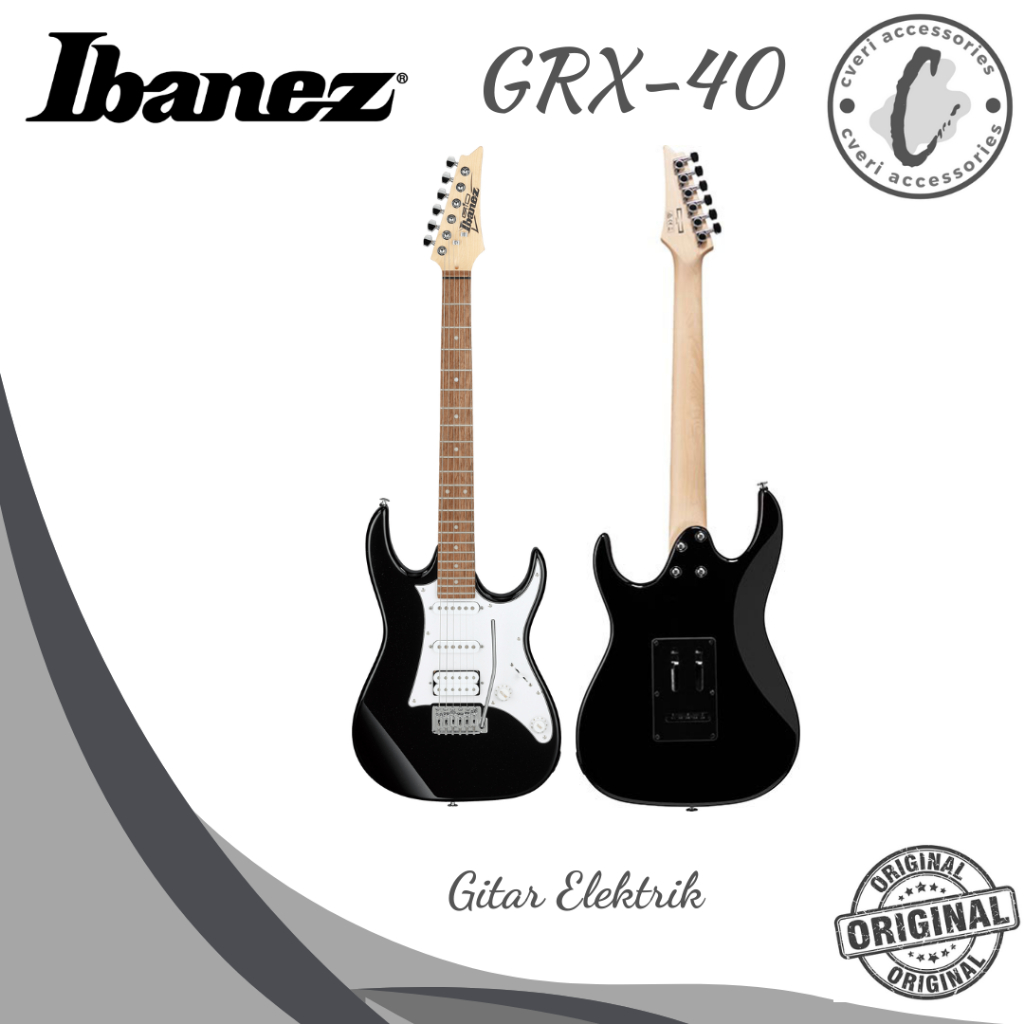 Ibanez GRX-40 Gitar Elektrik Black Original Ibanez GRX-40 Black