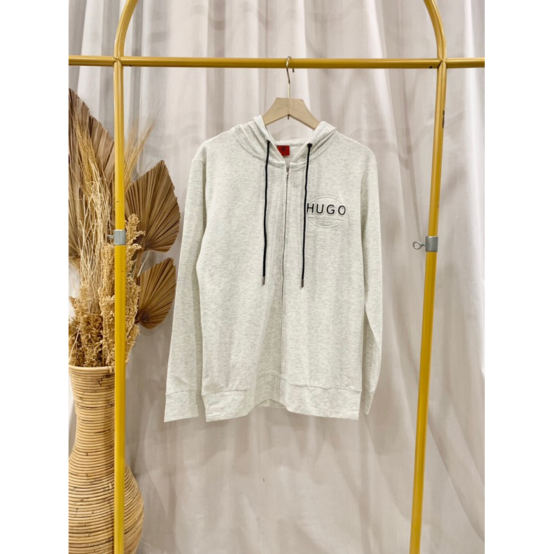 Kaos Topi Resleting Pria