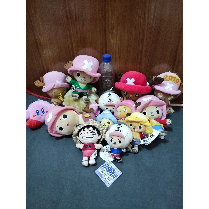 Boneka Ganci One piece Luffy Zoro Chopper