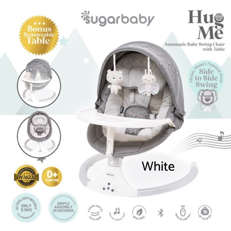 preloved Sugar baby hug me automatic baby swing chair