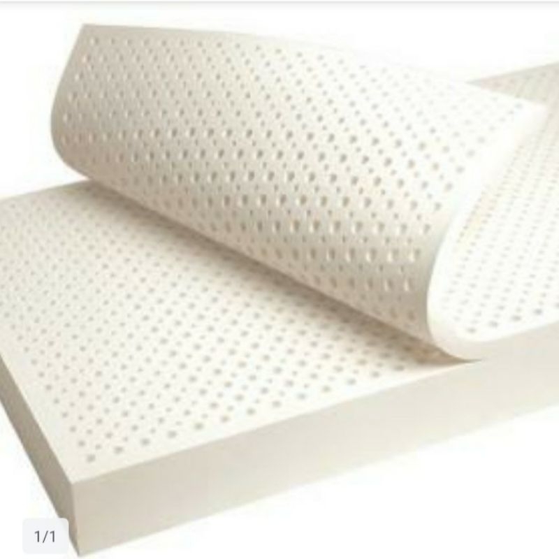 KASUR BUSA LATEX NATURAL ASLI  160X200X20CM  DENSITY MEDIUM PREMIUM  QUALITY