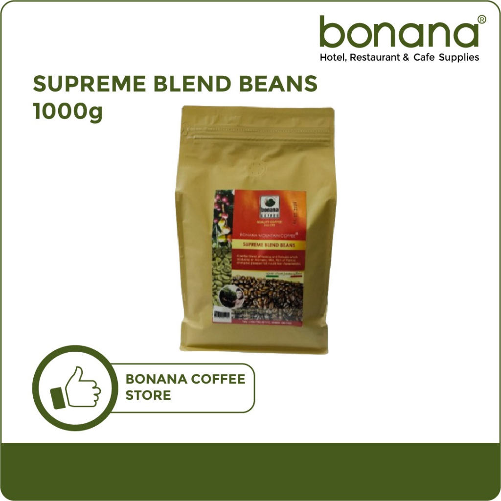 

Coffee beans / Kopi Biji / Biji Kopi Supreme Blend Beans 1000g