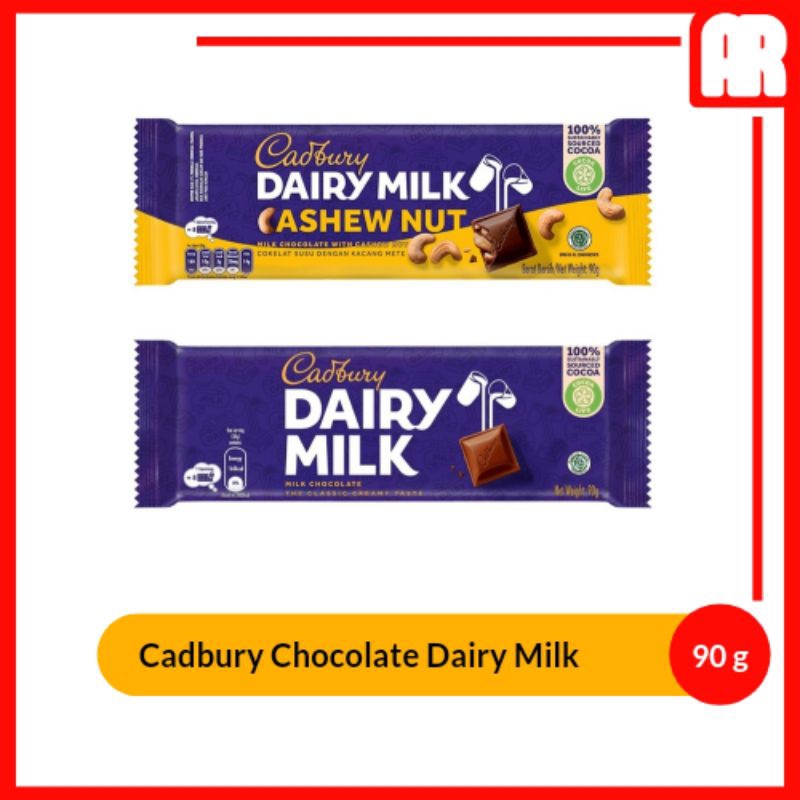 

Cadbury Chocolate Dairy Milk 90g | AR Ostore