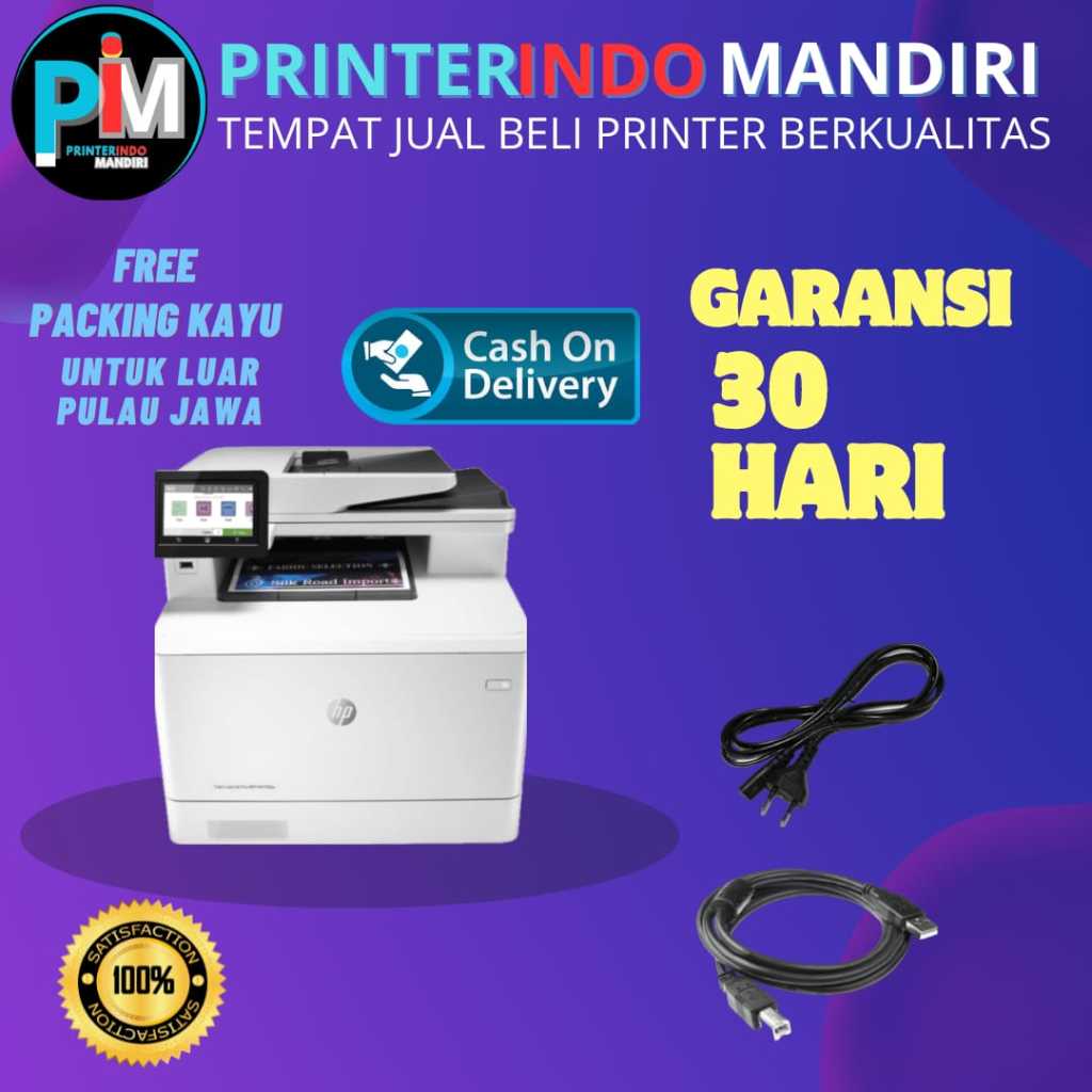 Hp LaserJet M479fdw second murah hasil lelangan kantor murah berkualitas siap pakai