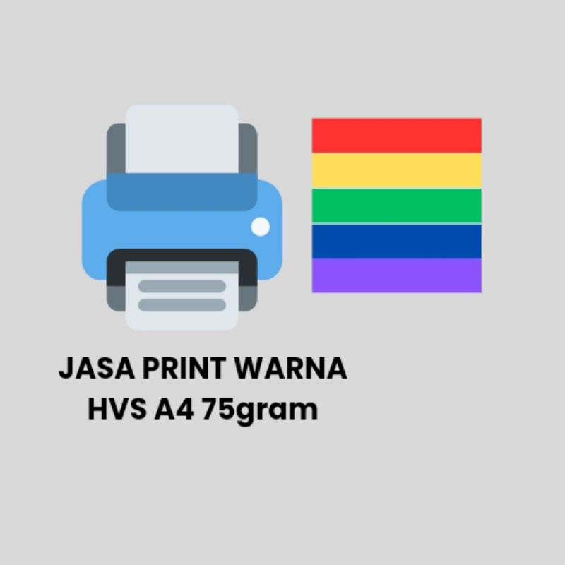 

Jasa print HVS warna 75gram
