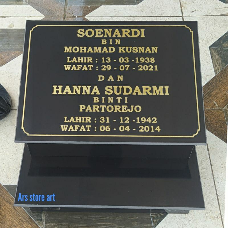 batu nisan 40x40 dudukan halaman