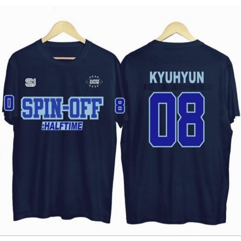 TSHIRT KAOS SUPER JUNIOR SJ SPINOFF UNOFFICIAL SPIN OFF SIWON LEETEUK KYUHYUN RYEOWOOK YESUNG SHINDO