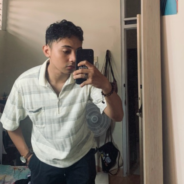 Polo zipper T shirt Michiko London Koshino Original Tagnya lengkap