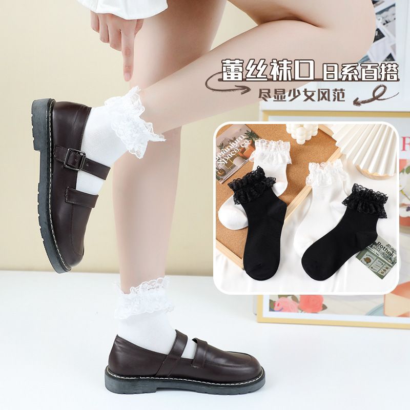 kaos kaki renda Korea • kaos kaki Lolita • kaos kaki renda • kaos kaki premium • kaos kaki mary jane