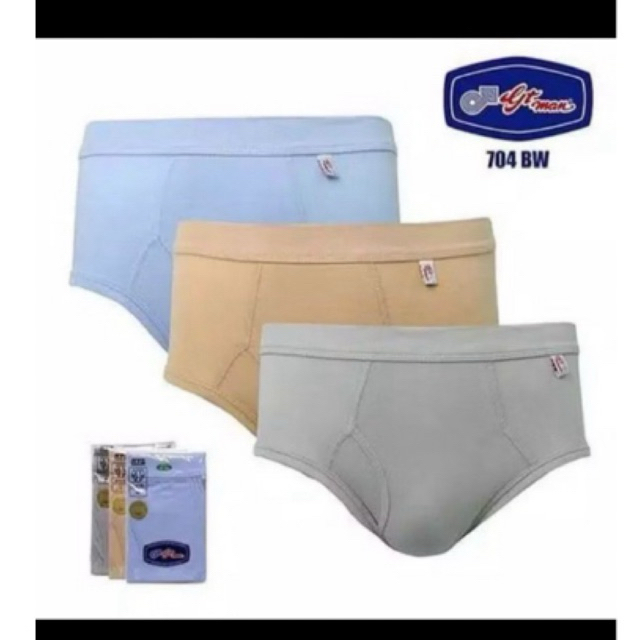 Celana dalam GT man  cowok dewasa grosir murah ukuran M L XL premium CD GT man 704 bw