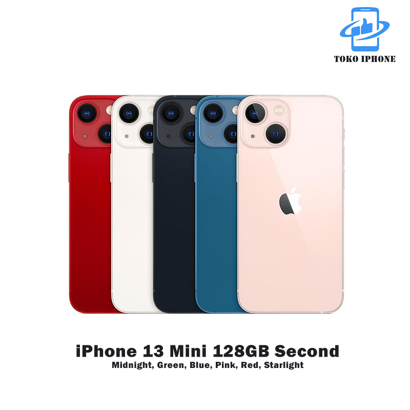 Apple iPhone 13 Mini 128GB Second Original Fulset Mulus/ip 13 mini/iphone 13 mini second/hp 13 mini