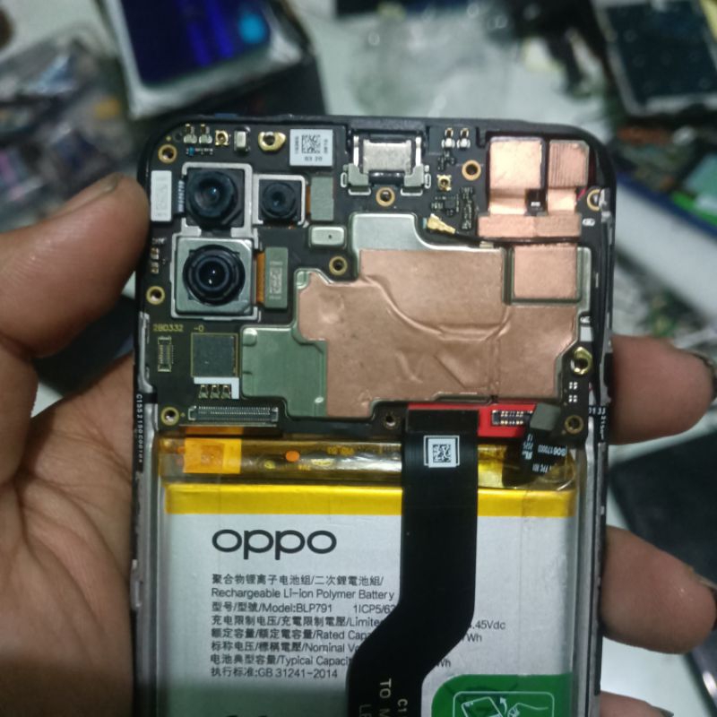 Oppo Reno 4 ram 8/128 minus lcd