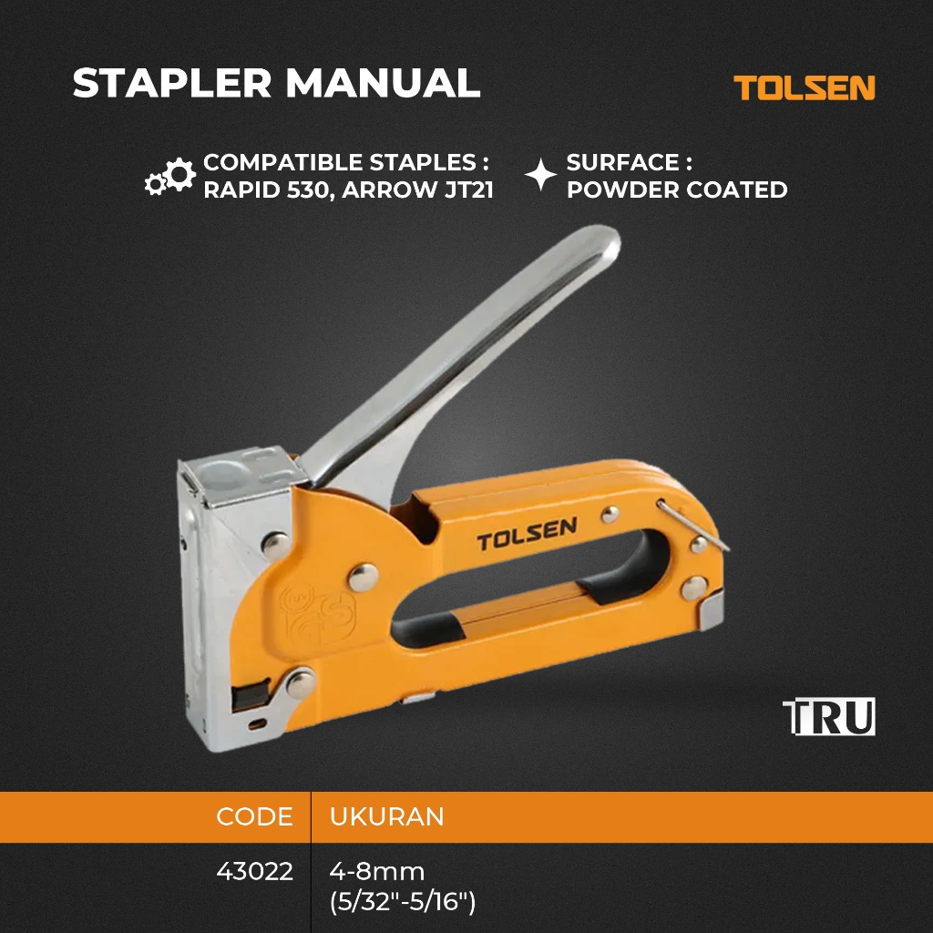 

Staples Tembak Gun Tacker Stapler Steples Jok Motor TOLSEN