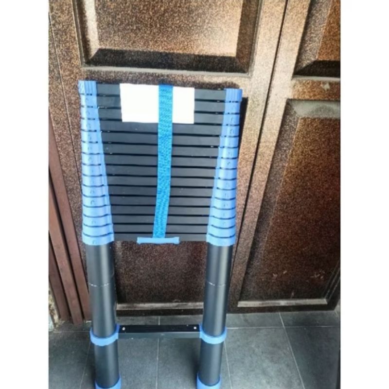 tangga teleskopik aluminium 6meter(biru)