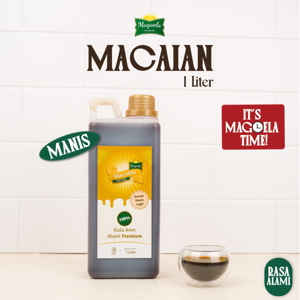 

Magoela Macaian - Gula Aren Cair Premium (HDPE) 1000ml