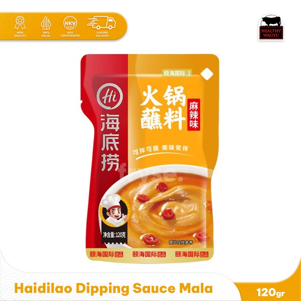 

Haidilao Dipping Sauce Mala Flavor Saus Cocol Hotpot 120gr