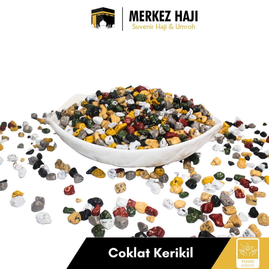 

Coklat Batu Krikil Arab Original 100 Gram | Cokelat Kerikil Turki Premium | Oleh Oleh Haji Umroh